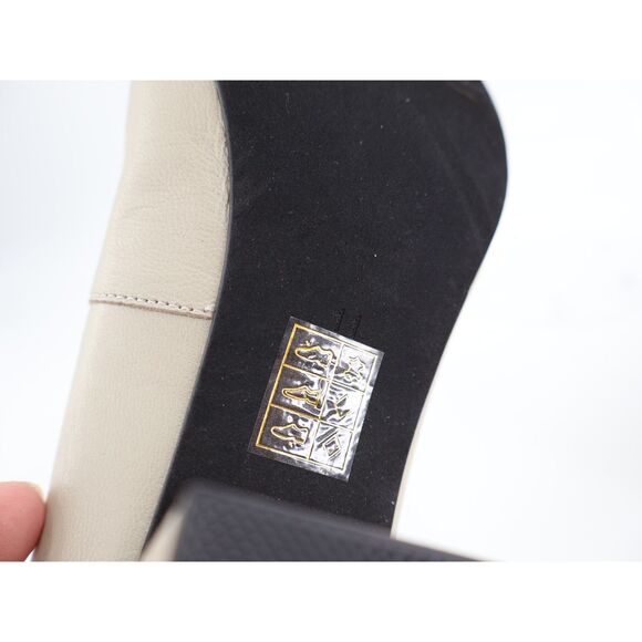 Jeffrey Campbell Women's Hourglass Pointed Toe Pumps Size 11 Beige Leather - Picture 10 of 13